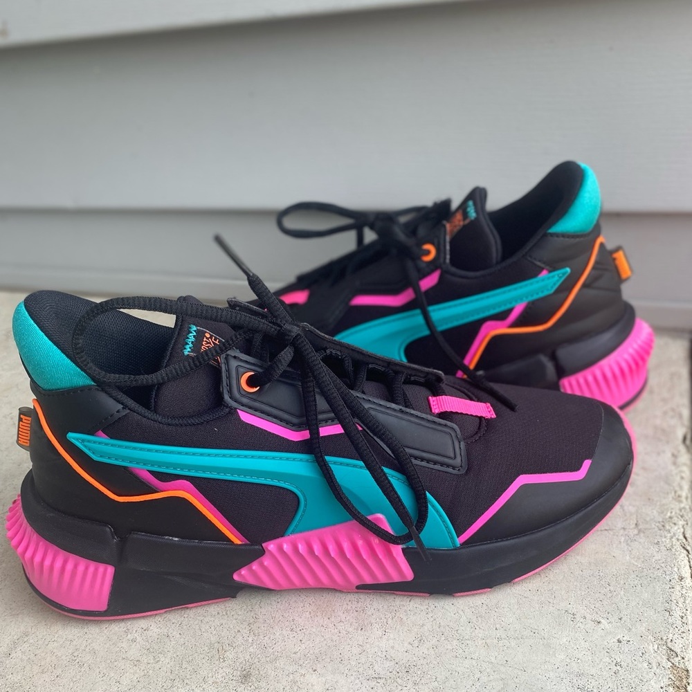 Puma and first mile athletic sneakers